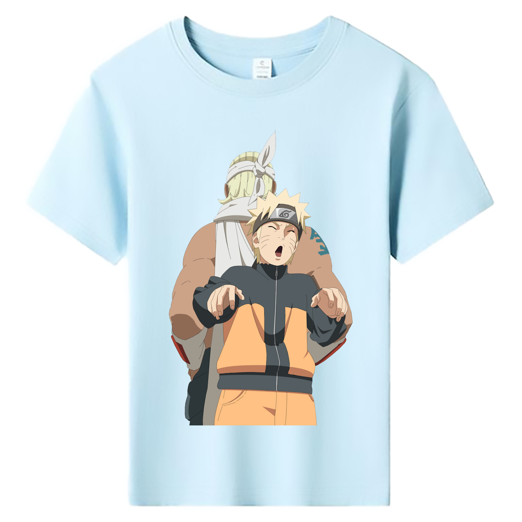 （画像用） NARUTO -ナルト- うずまき ナルト Uzumaki Naruto 綿100％キッズTシャツ（フロントプリント）